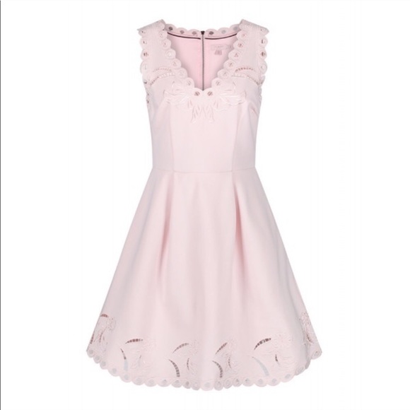 Ted Baker Emalise embroidered skater dress - Picture 4 of 6